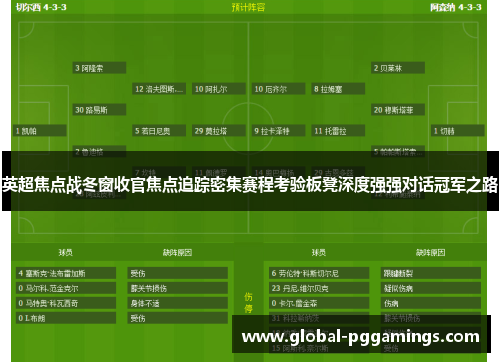 英超焦点战冬窗收官焦点追踪密集赛程考验板凳深度强强对话冠军之路 英超焦点战冬窗收官焦点追踪密集赛程考验板凳深度强强对话冠军之路